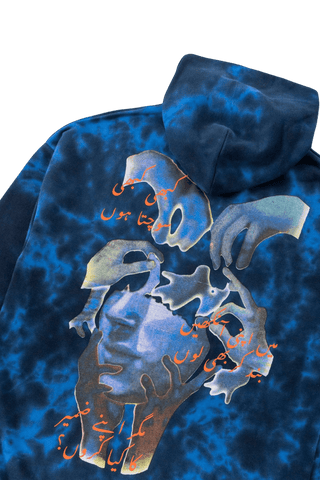 Digink collab tye dye hoodie