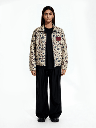 Reversible Ajrak friends & family jacket