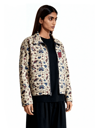 Reversible Ajrak friends & family jacket