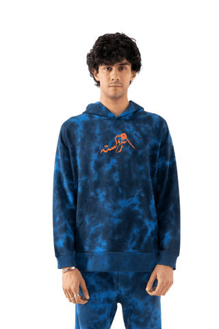 Digink collab tye dye hoodie