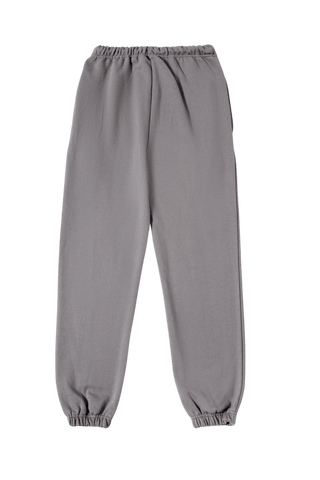 "Sajan rus gaye" handprinted smoke grey sweatpants