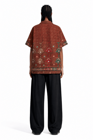 Phulkari Button Down