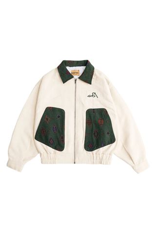 "95" emerald dream bomber jacket