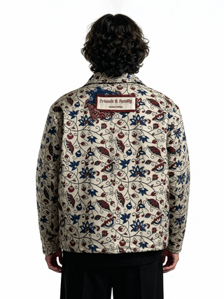 Reversible Ajrak friends & family jacket