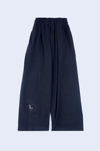 Midnight Wide-Leg Trouser