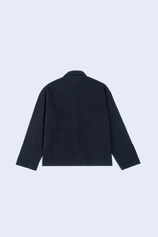 Black Acid-Wash Trucker Jacket
