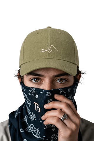 Olive Green KHADDAR CAP
