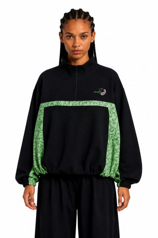 Safarnama Quarter-Zip Jumper