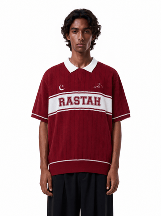 Crest Knit Polo