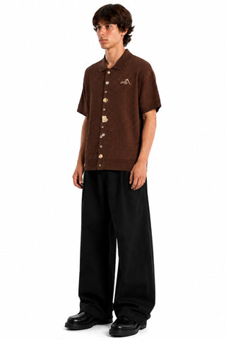 Humraah Knit Button Down