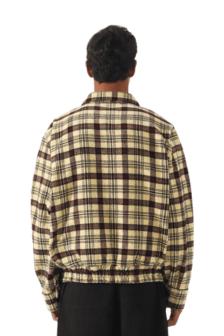 Plaid handwoven heavyweight shirt