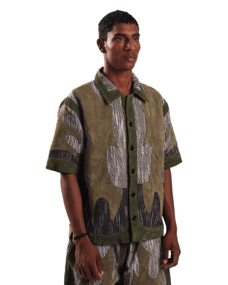 "Chartreuse" button-down