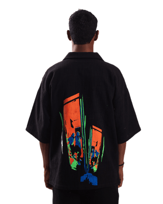 "Time traveller" button-down