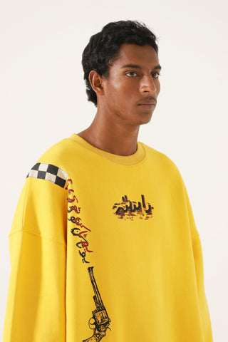 "Taxi driver" screen print sweatshirt