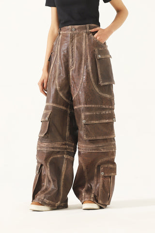 "Bowery nights" leather pants