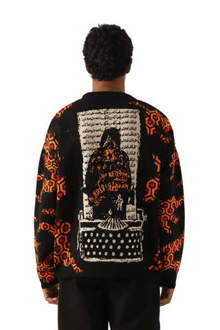 "The shining" jacquard knit sweater