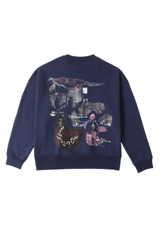 "Spirits" screen printed sweatshirt