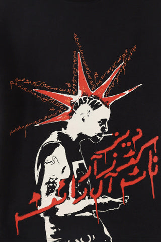 "These kids" screen print black T-shirt