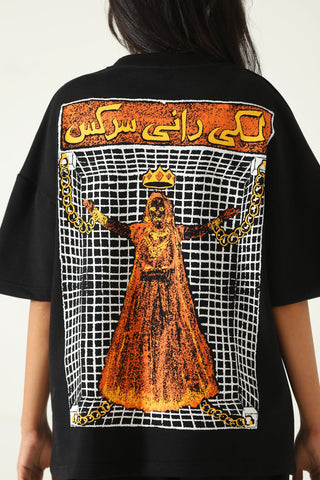 "Lucky irani" screen print T-shirt