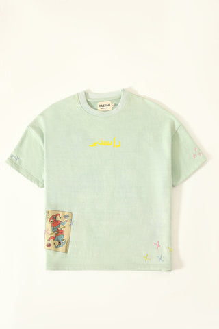 "Kabhi khushi kabhi gham" ocean green T-shirt