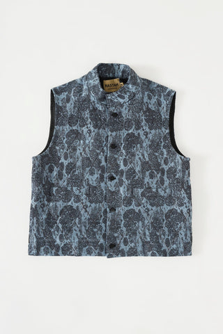 "Delhi" handwoven jacqaurd vest