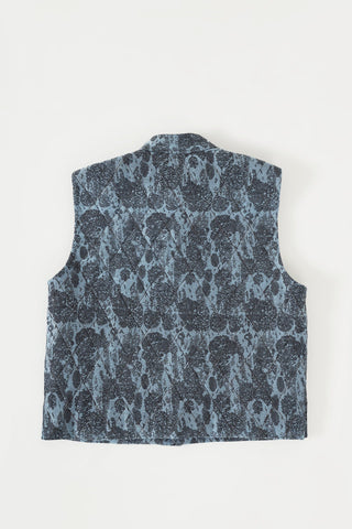 "Delhi" handwoven jacqaurd vest