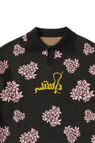 "Jasmine garden" knit sweatshirt