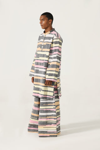 Kasuri jacquard kameez