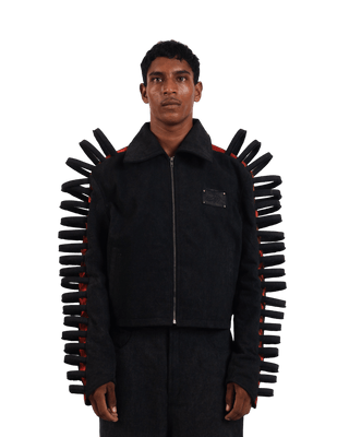 "Autumn blaze" woolen jacket