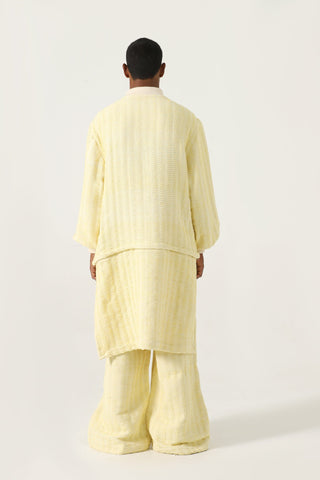Handwoven detachable long shirt