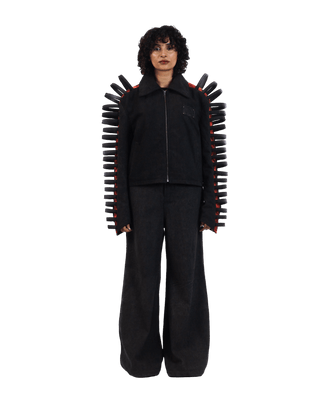 "Autumn blaze" woolen jacket