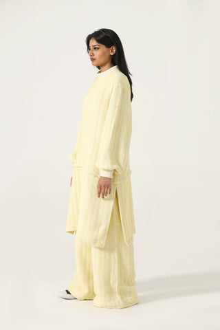 Handwoven detachable long shirt