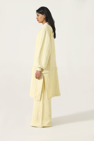 Handwoven detachable long shirt