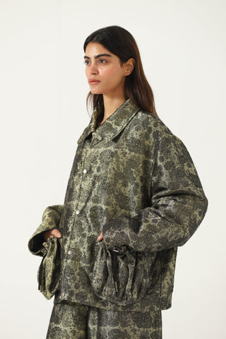 "Chamak" handwoven jacquard jacket