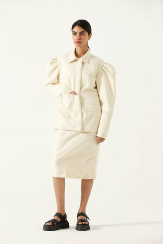 Silk jacqaurd co ord set