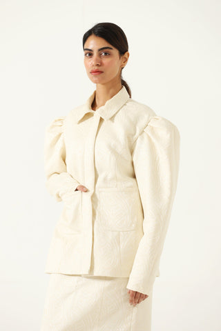 Silk jacqaurd co ord set