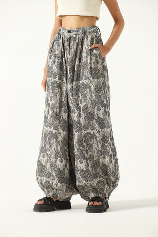 "Delhi" handwoven jacqaurd trousers