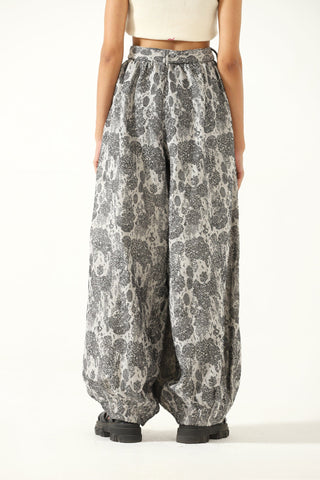 "Delhi" handwoven jacqaurd trousers