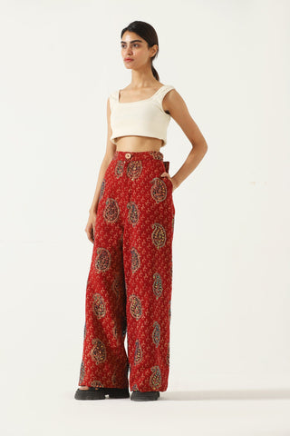 "Rajasthan" hand block print trousers