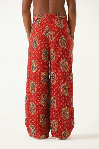 "Rajasthan" hand block print trousers