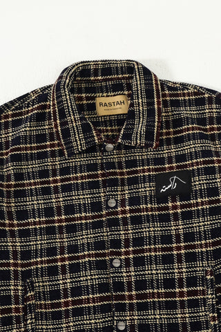 "Sunset strip" handwoven bomber jacket