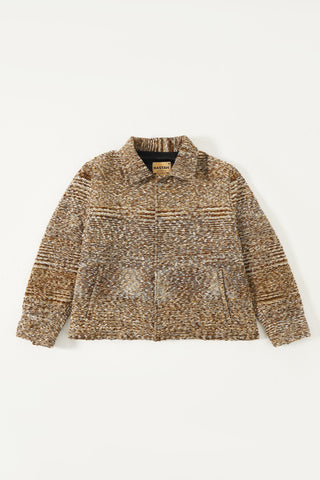 "Distorted verses" handwoven jacquard jacket