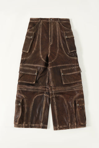 "Bowery nights" leather pants