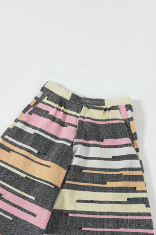 "Life is loading" handwoven trousers