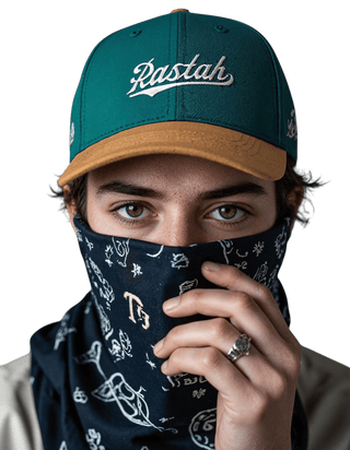 Rastah green twill cap
