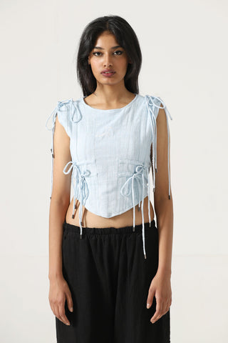 Handwoven cotton blouse