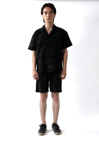 Black Button Down Khadar