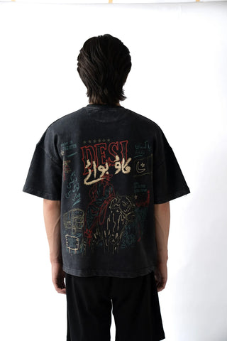 Awaara Acid Wash Tee