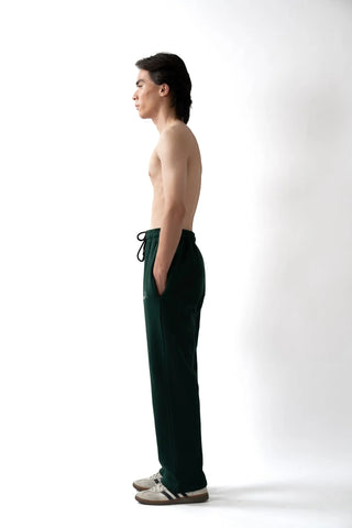 Emerald Green Terry Knit Bottoms
