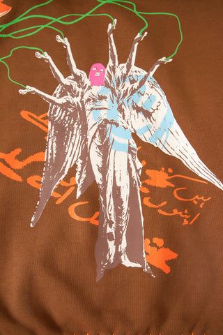 COLORS OF REBIRTH - BROWN HOODIE - Rastah